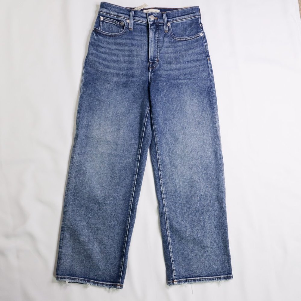 NWT madewell Slim Wide-Leg Crop Reggie - Picture 8 of 15
